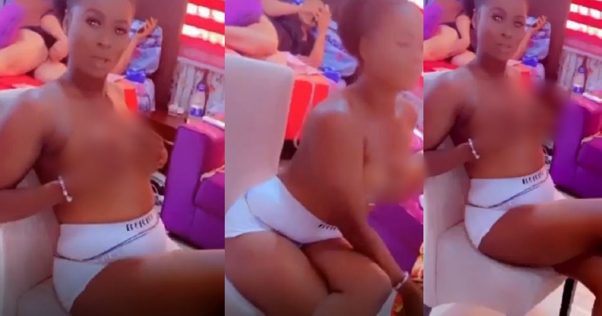 BBNaija’s Ella bares her boobs on Instagram (video)