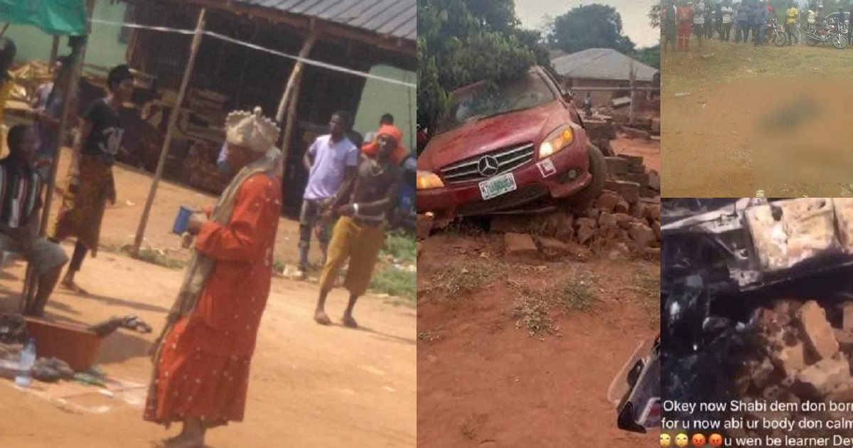 Car with Learner sign crushes six children to death in Edo