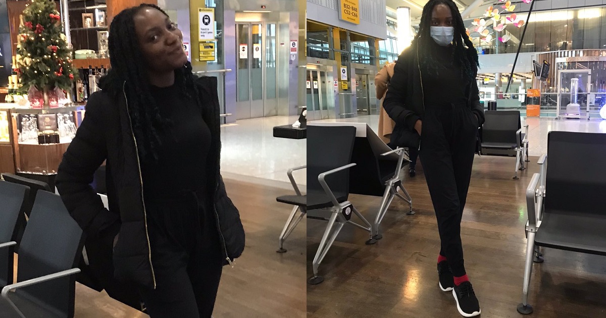 ”Goodbye Nigeria” – Nurse says as she moves to UK to start life afresh (Photos)