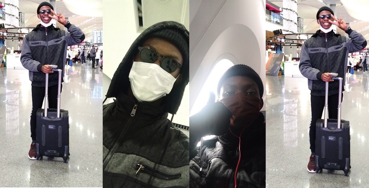 ”It’s a dream come true” – Young Man writes after ”finally leaving Nigeria”.