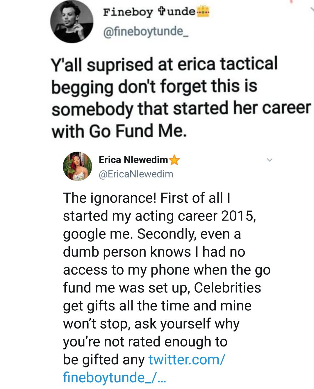 Erica drags 