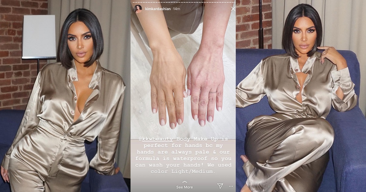 Kim Kardashian faces backlash for wearing body makeup