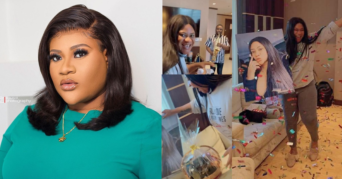 Actress, Nkechi Blessing gets surprise gift ahead of birthday (Video)