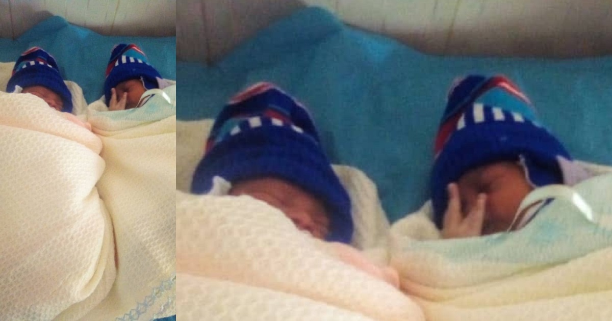 Nigerian woman gives birth to twins after 13 years of marriage (Photo)