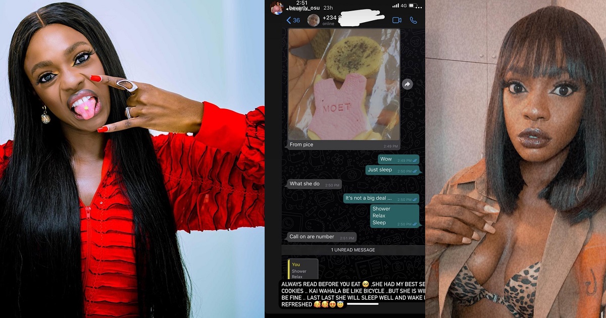 “Homegirl Is vibrating” – Beverly Osu shares her house-help’s experience after she mistakenly consumed the ‘herbs-laced’ cookies she kept in the fridge