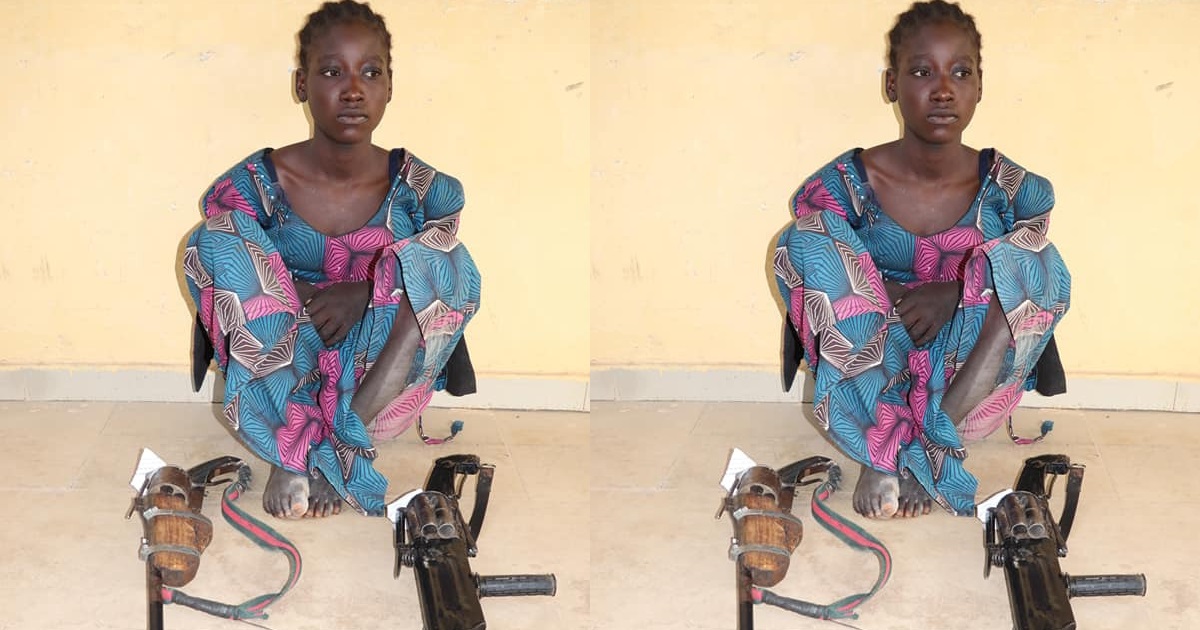 Police arrest 16-year-old suspected female bandit in Niger state; recover arms