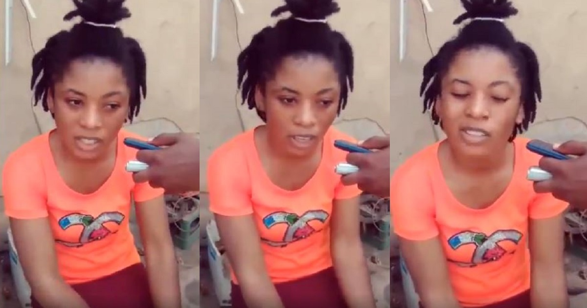 lady cries out