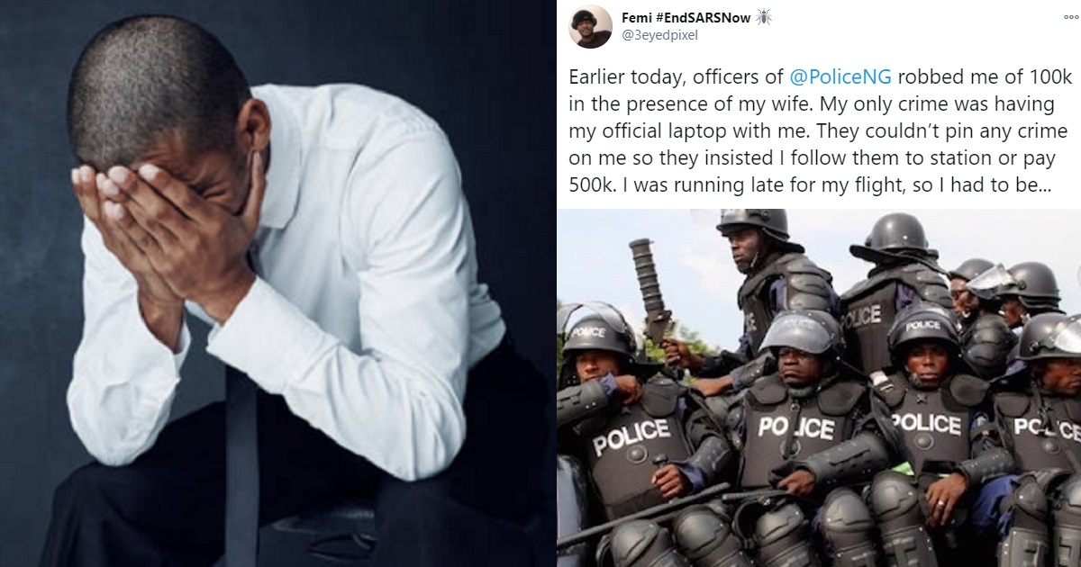 “They asked what I was doing with two laptops” – Nigerian IT expert recounts how police allegedly extorted him after seeing him with a laptop