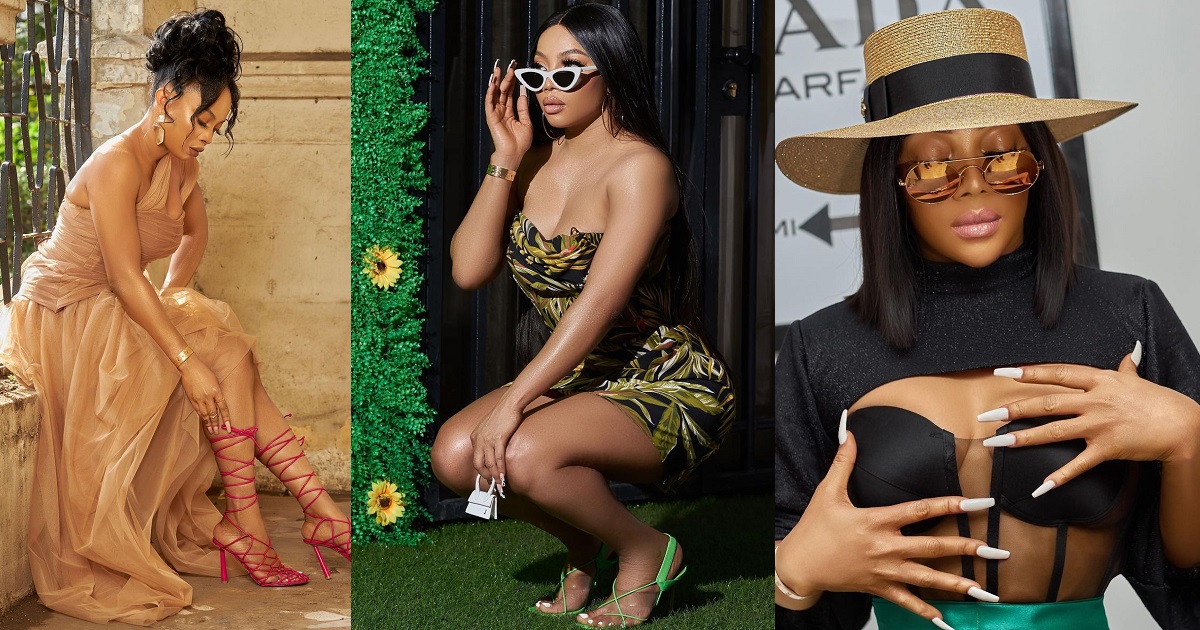 Toke Makinwa replies troll who said her current man is only with her for the sexual benefits