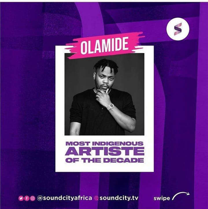 Olamide crowned 