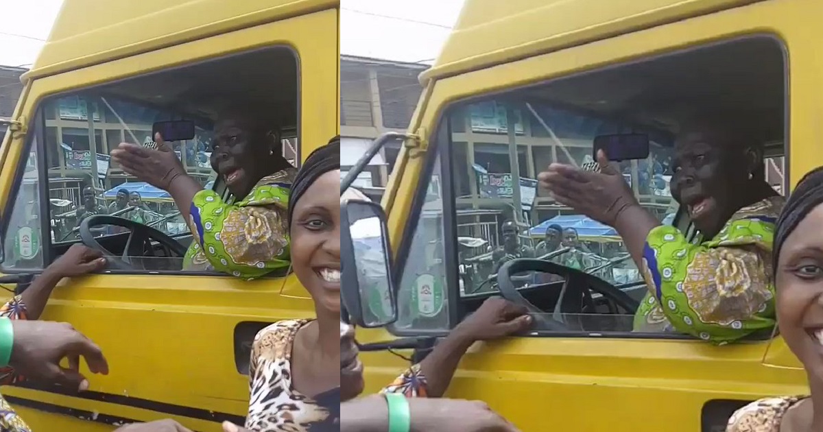 Elderly woman overpowers and hijacks commercial bus from driver after he refused to give her change (video)