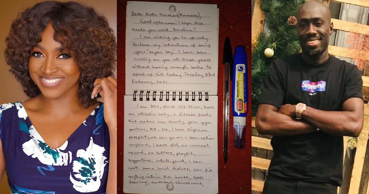 “I don’t want sugar boy” – Kate Henshaw responds to man who wrote a letter to her