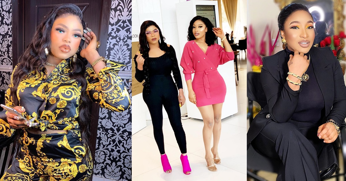I will stay loyal to you even though you are upset with me – Bobrisky tells Tonto Dikeh