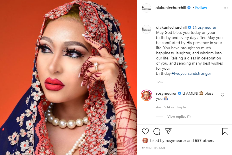Tonto Dikeh’s ex-husband reveals his 2 years marriage with Rosy Meurer Olakunle Churchill reveals