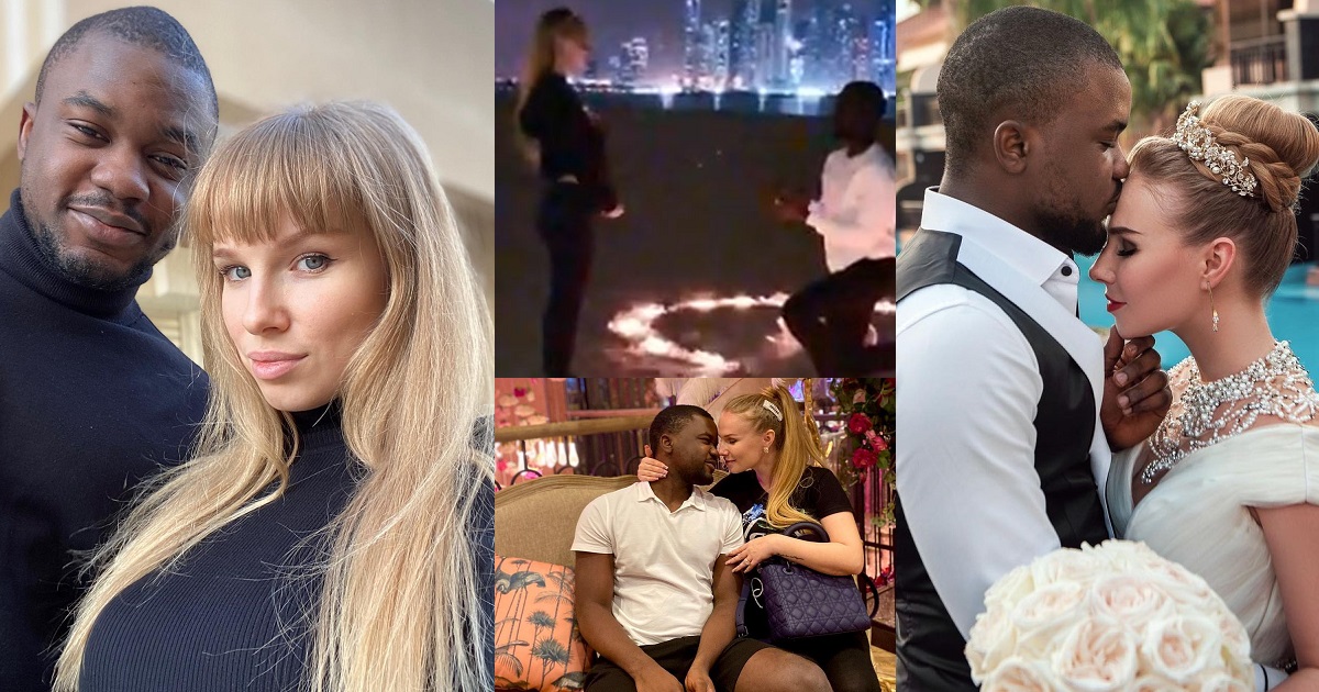 White lady shares how she fell in love, married a Nigerian man she met on Instagram (Video)