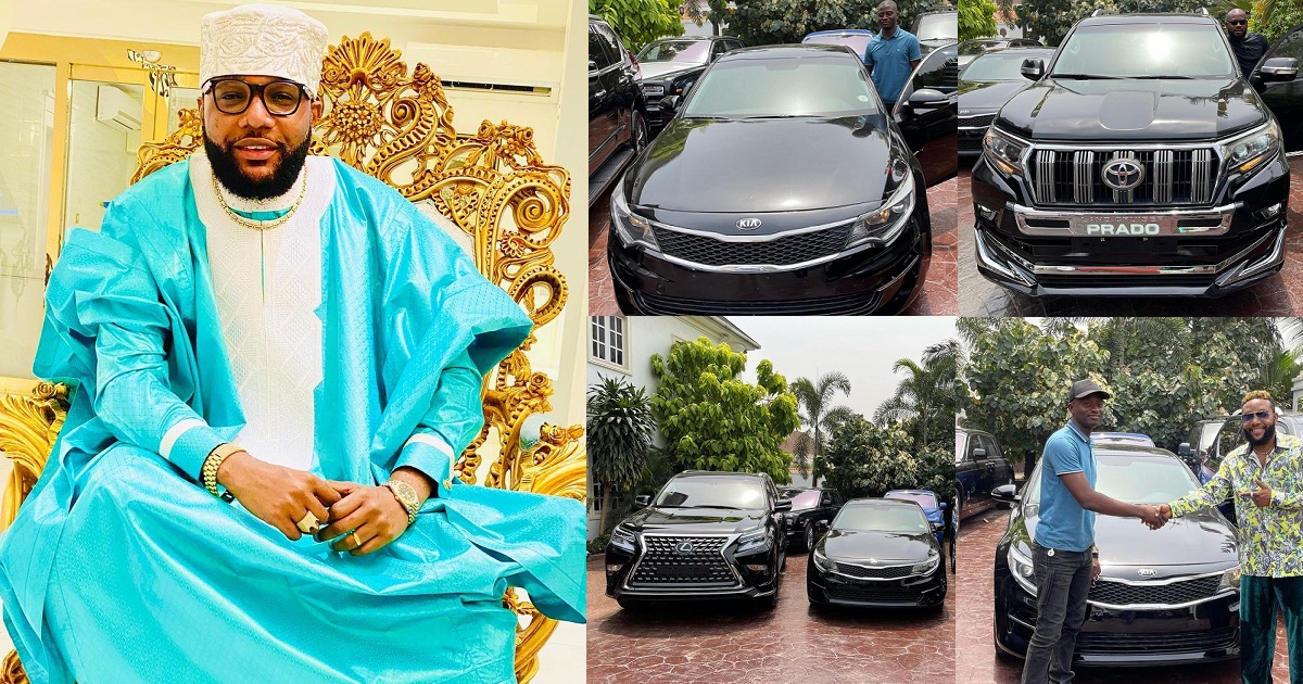 Nigerian Billionaire, E-Money gives out luxury cars to people on his ...