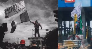 #EndSARS Flag Holder's last tweet