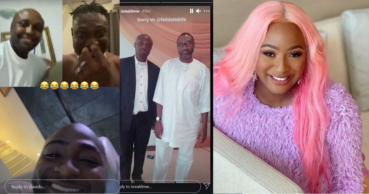Davido, Zlatan react after DMW’s Israel issued a public apology to DJ Cuppy and Femi Otedola.
