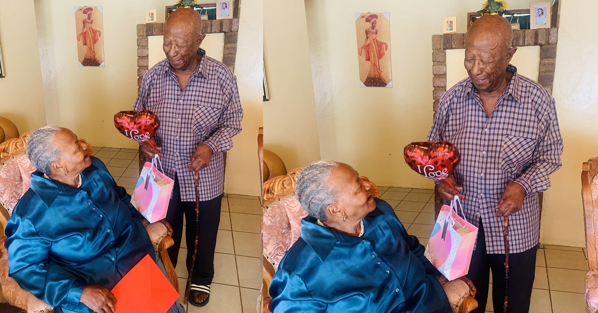 ”Still romantic at 93” – Lady reveals how her Grandfather got a present for Grandmother on Valentine’s day.