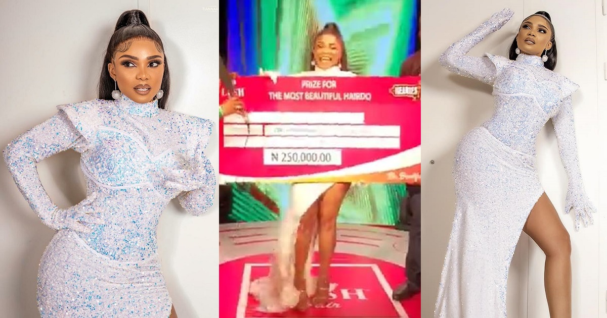 “There was no award for best-dressed” – Nigerians accuse Iyabo Ojo of lying