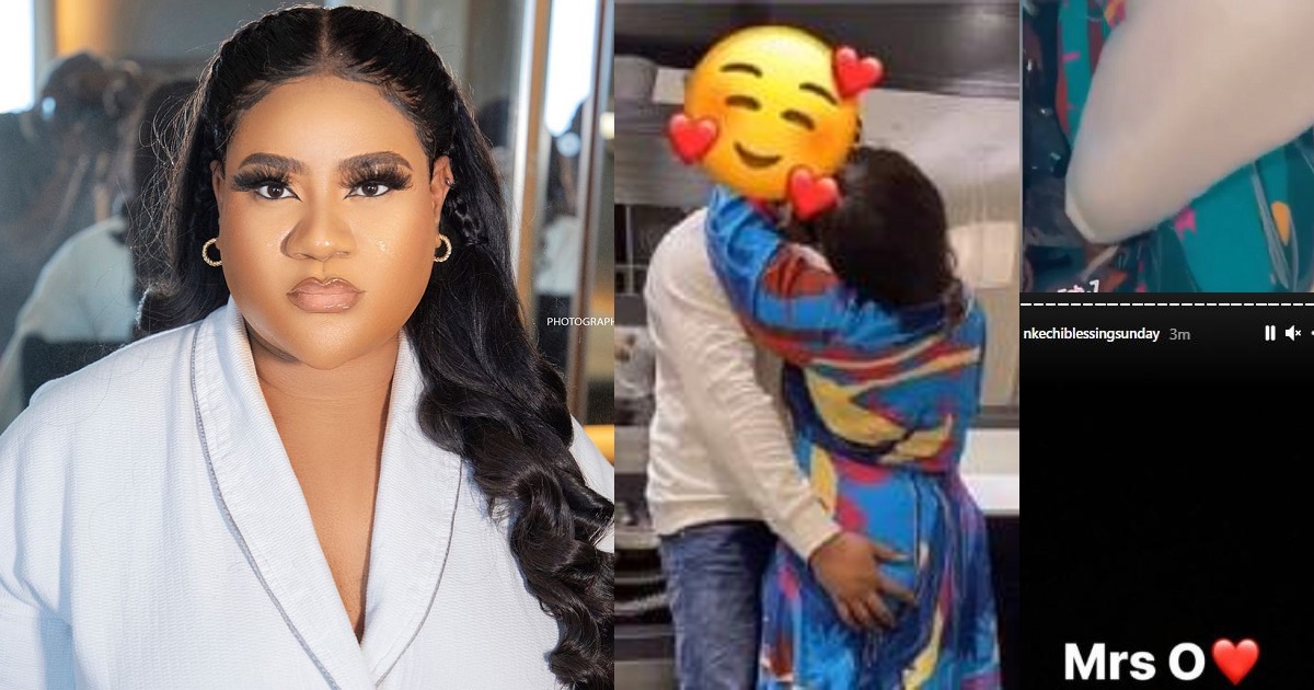 “Mrs O” – Nkechi Blessing hints at marriage as she shares video with mystery man