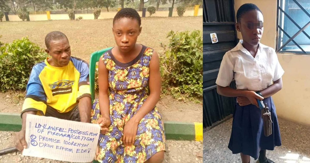 “I got the gun from my married boyfriend who has 6 kids” Girl who took gun to school says as she confesses to being a cult member