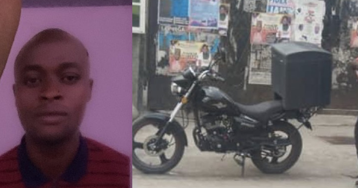 Panic As Dispatch Rider Reportedly Absconds With His Employer’s Bike On The Same Day He Was Employed (Photo)