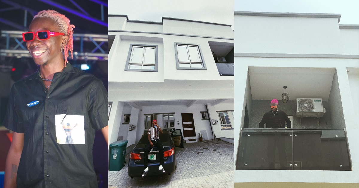 ”I actually started from the bottom” – Nigerian rapper, Blaqbonez thanks fans as he visits his old homes and shows off new Banana Island mansion (Photos/Video)