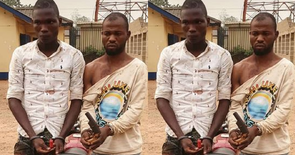 Police Arrest Two Ex-convicts For Alleged Armed-Robbery In Ogun (Photo)