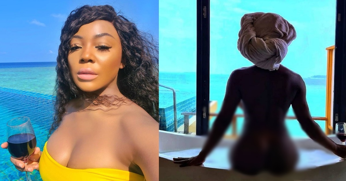 Ifu Ennada shares unclad photo, wonders what her life would be like if she didn’t spend all her money and love on ex-lover