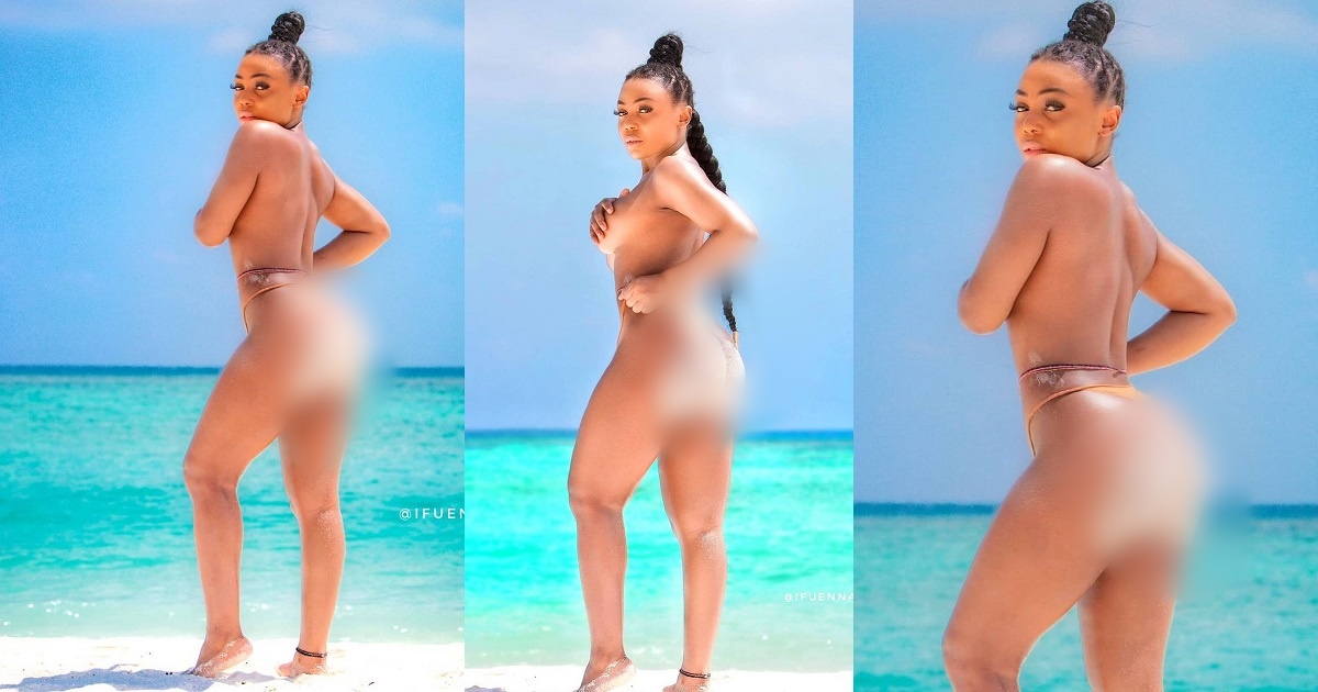 Ifu Ennada shares sultry photos from her vacation in Maldives