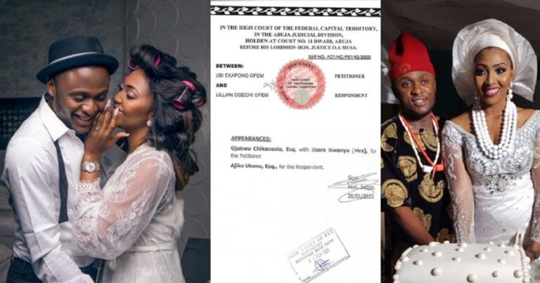 Ubi Franklin and Lilian Esoro’s marriage has been officially dissolved
