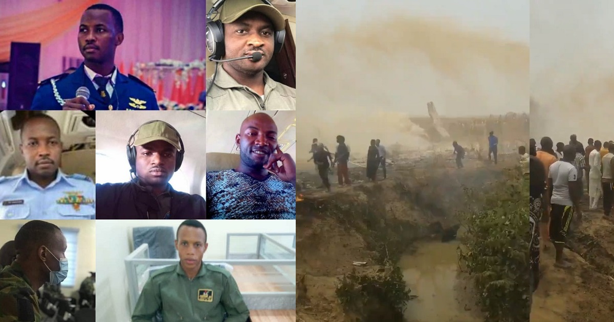 Nigerian Air Force releases names of victims of military plane crash (photos)