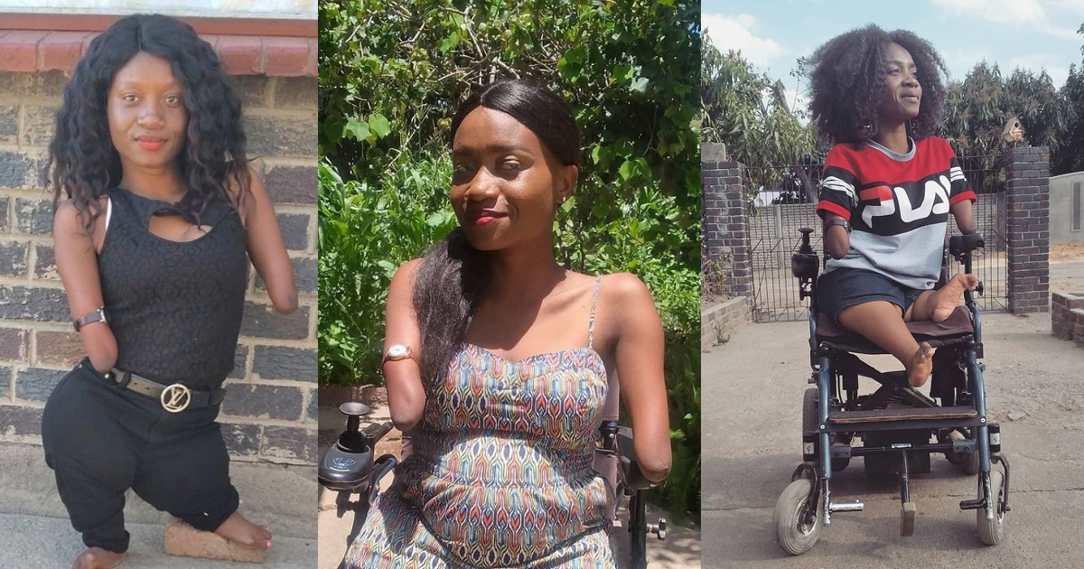 Zimbabwean motivational speaker born without limbs reveals she is pregnant as she shares baby bump photos