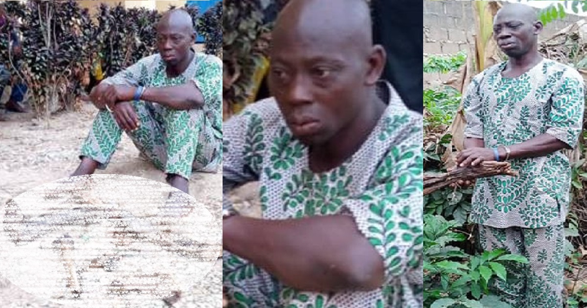 Suspected ritualist arrested with human parts in Osun (photos)