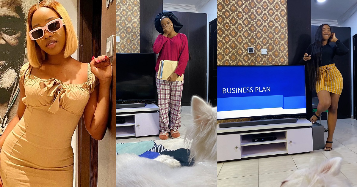 Lady whose husband asked to make a presentation of her business plan, asked to dress properly while presenting (Photos)