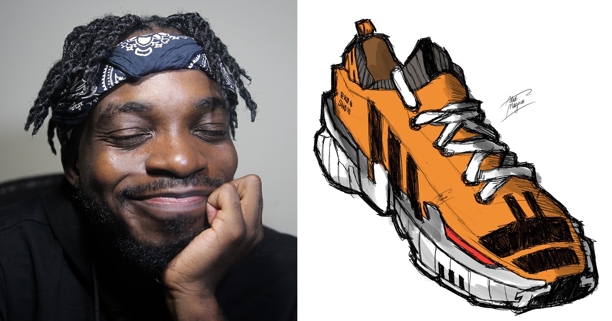Nigerian Man Who Designed A ‘Danfo-Themed’ Sneakers gets the chance to work with Adidas