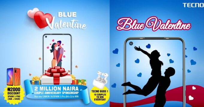 Tecno blue valentine