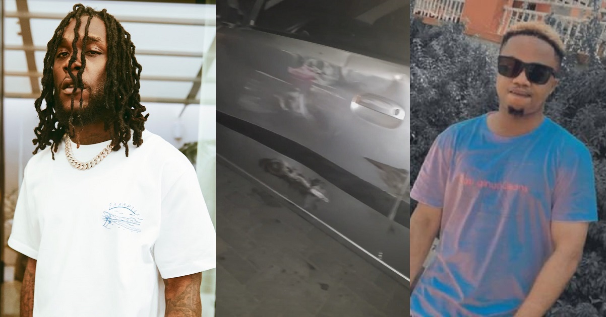Burna boy reacts