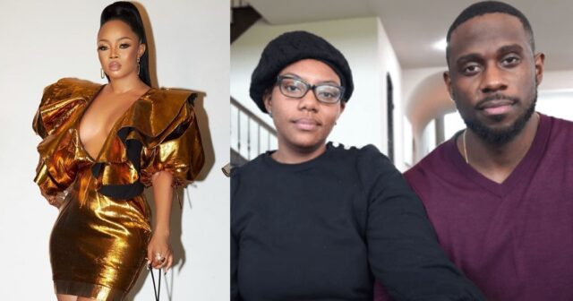 Toke Makinwa reacts