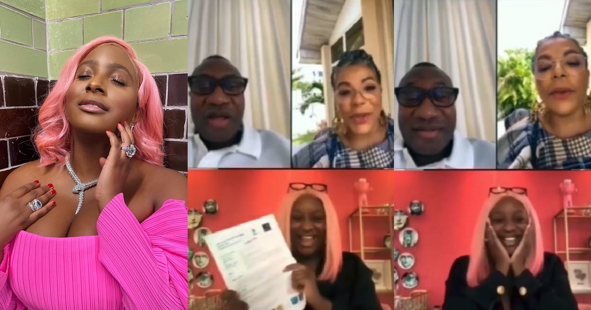 DJ Cuppy gets