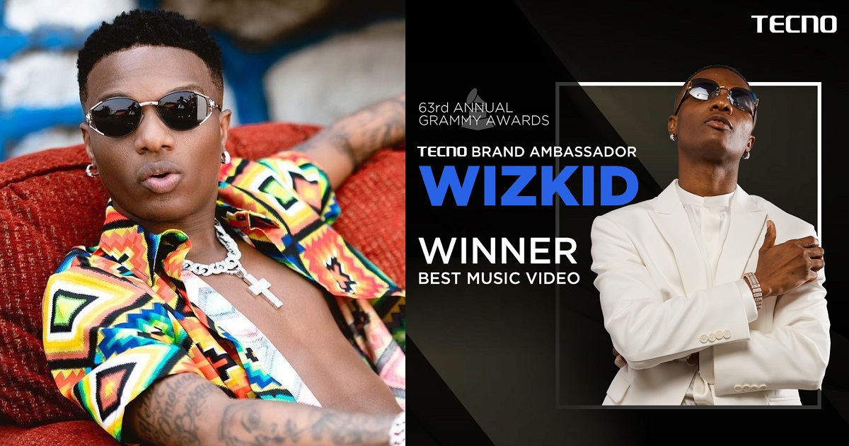 63rd Grammy Awards – A win for Wizkid is a win for TECNO