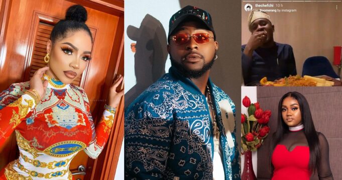 Nengi and Davido 'flirt'