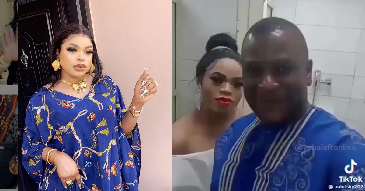 Throwback to when Bobrisky visited a male public restroom. (Video)