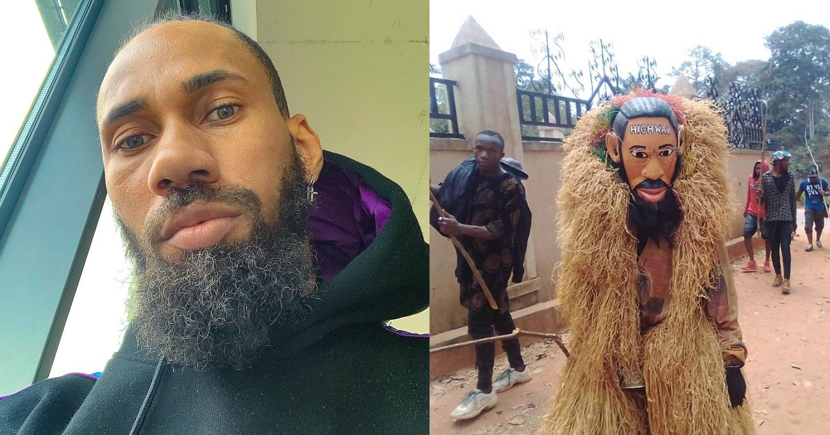Phyno-looking Masquerade goes viral on social media.