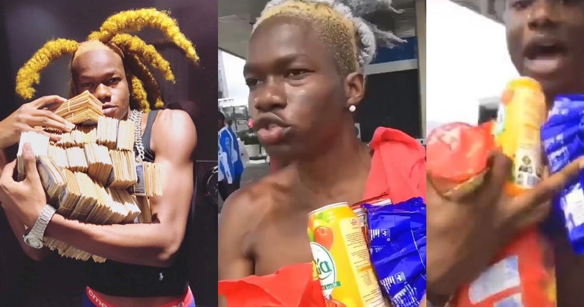 Man who claims he’s richer than Hushpuppi captured looting shops during protest (video)