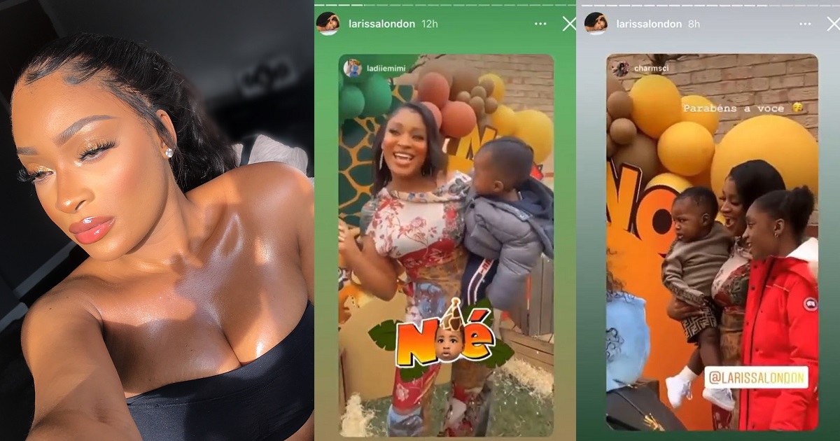 Davido’s alleged fourth baby mama, Larissa celebrates son’s first birthday with friends and family (Video)