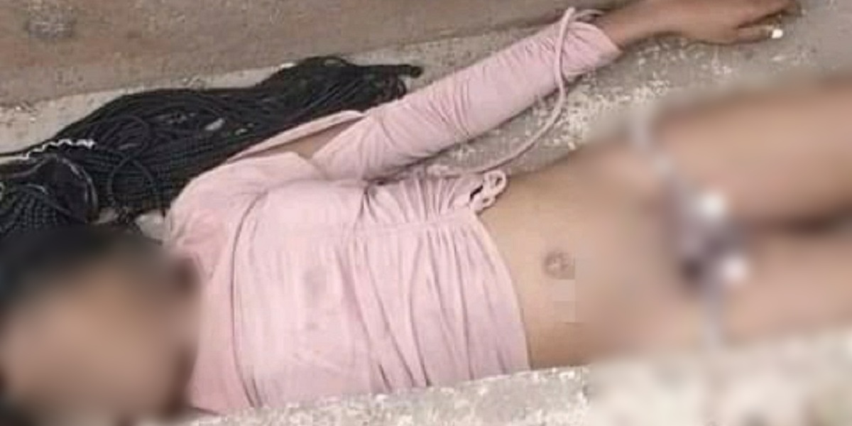 Lifeless body of a 20-year-old lady found inside a gutter in Enugu (Graphic)