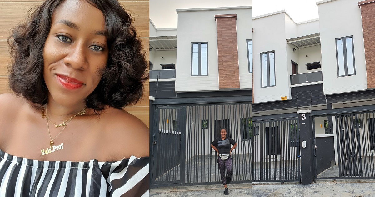 Lady gifts herself a house on her birthday after using her husband as collateral