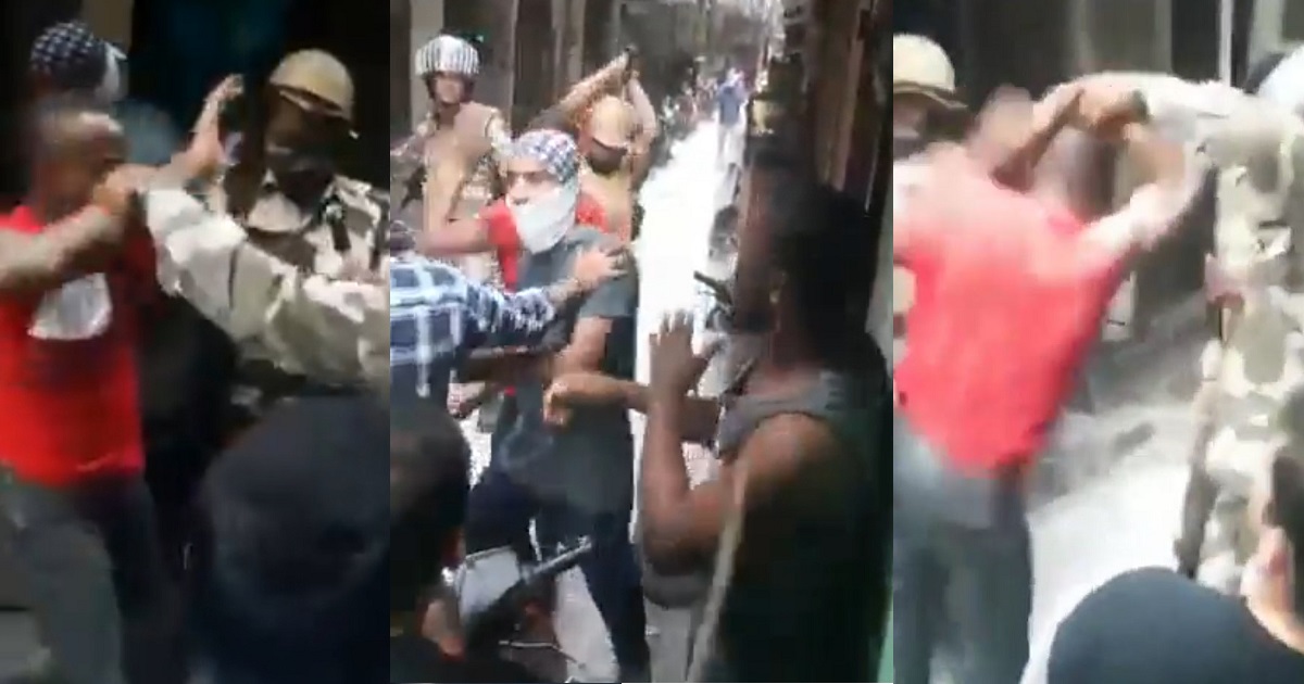 Nigerian men cry as they’re brutalized by soldiers and civilians in India (Video)
